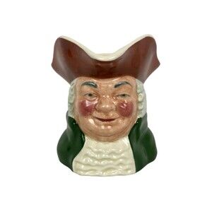 Vintage Sylvac Staffordshire England Hand Painted Squire Toby Style Creamer